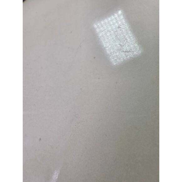 BISTRO CREAM by Sango Dark Gray Edge Glossy Cream 8" Salad Plate Set of 4 - Picture 4 of 7